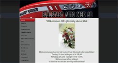 Desktop Screenshot of hjalstabyautomek.se